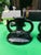 Black Milk Glass Pair of Candleholders For Sale - Image 4 of 11
