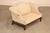 Chippendale Ethan Allen Vintage Chippendale Style Upholstered Loveseat For Sale - Image 3 of 18