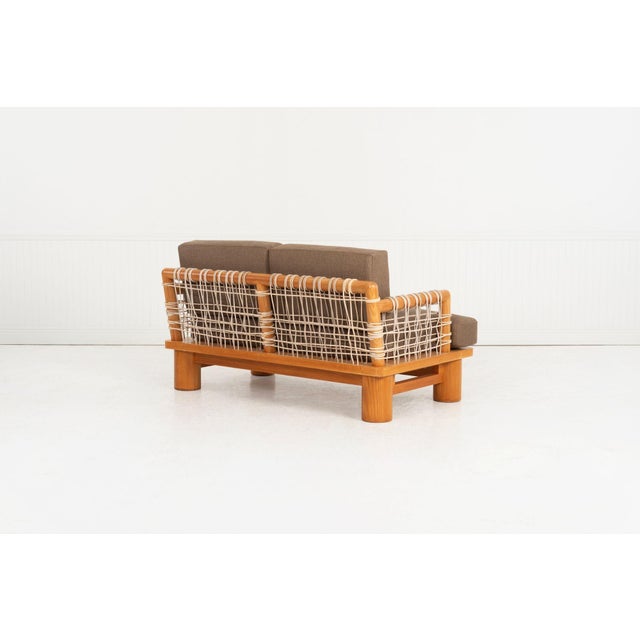 Karl Springer for Karl Springer, LTD Dowelwood Sofa1980c. For Sale - Image 9 of 18