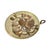 Late 20th Century Late 20th Century Vintage 10k Cupid and Hearts Large Disc Charm Pendant For Sale - Image 5 of 7