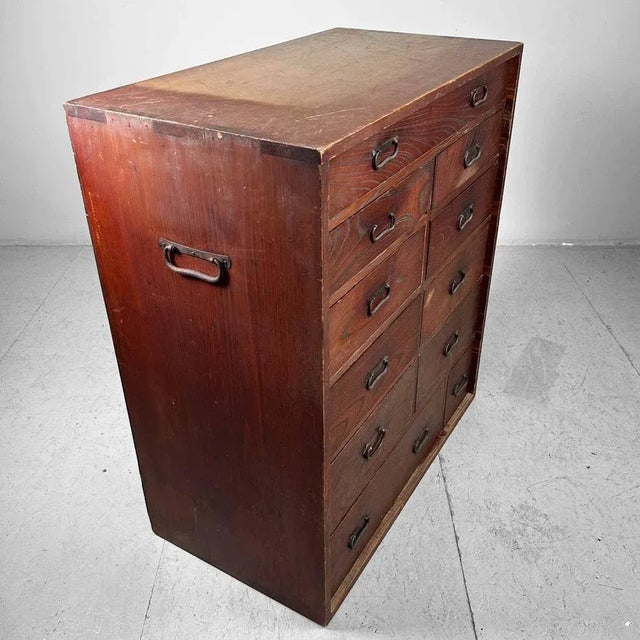 Meiji Era Tansu Cabinet, Japan, 1890s For Sale - Image 10 of 13