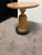 1950s Mid Century Modern Italian Tassel Side or Martini Table With Marble Top For Sale - Image 4 of 5