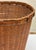 Vintage Woven Wicker Wastebasket For Sale - Image 11 of 11