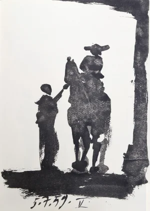 1980s "Toros y Toreros 8a" Lithograph After Pablo Picasso