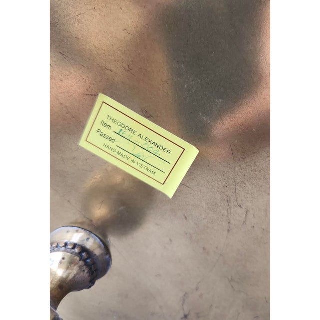 Vintage Regency Theodore Alexander Stacked Brass Jardiniere For Sale In West Palm - Image 6 of 6