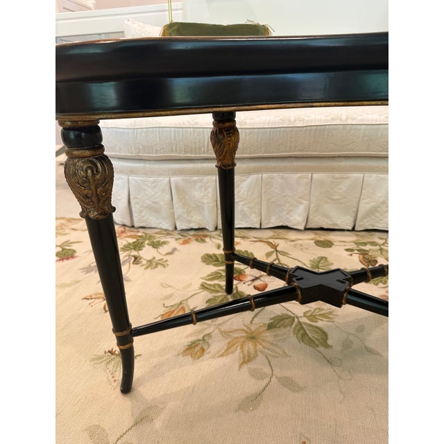 A beautifully crafted Maitland-Smith hand-painted accent table featuring the brand’s renowned artistry and timeless...