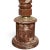 Late 19th Century Pair of Antique Rouge Marble Twisted Pedestals For Sale - Image 5 of 6