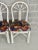 Wood Vintage Upholstered Rattan Dining Chairs-Set of 6 For Sale - Image 7 of 13