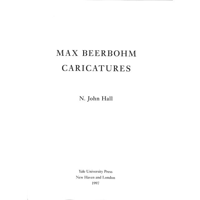 HALL, N. John [240] pp. Yale University Press 1997 11 1/2" x 9" Sir Henry Maximilian Beerbohm (24 August 1872 – 20 May...