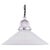 Metal Mid-Century Chandelier in Metal and Opal Glass, Czech, 1970s For Sale - Image 7 of 7
