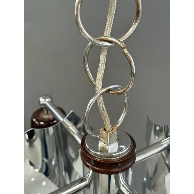 Murano Glass Chandelier from Mazzega, 1970s For Sale - Image 10 of 11