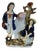 Antique Pottery Spill Vase Man and Woman Figure from Staffordshire, 1900 For Sale