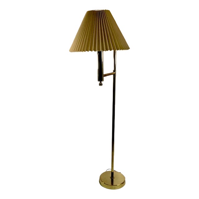 Vintage Model G-018 Floor Lamp in Brass from Bergboms, 1960s For Sale