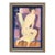 1970s Framed Modern Oil Painting of a Seated Female Nude by R. Long For Sale