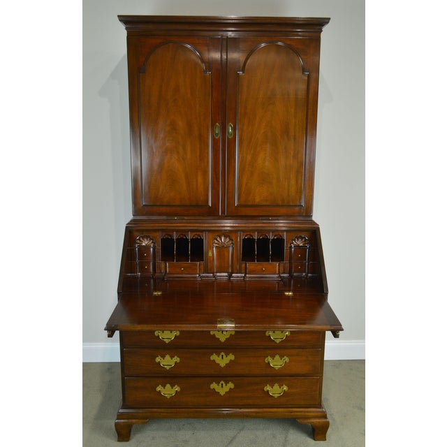 Kittinger Historic Newport Collection Mahogany Chippendale Secretary