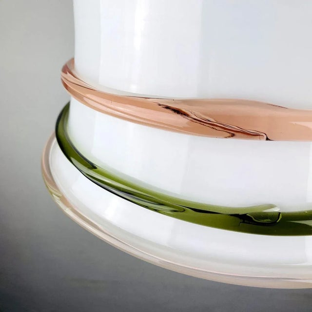 Vintage Italian Murano Glass Ceiling Lamp, 1970s For Sale - Image 9 of 14
