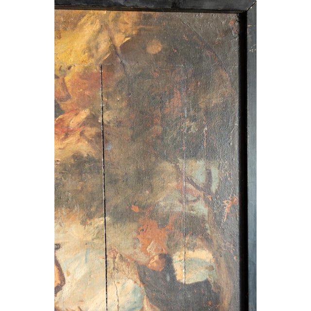 Brown 18th Century Continental European Painting, Martyrdom of a Saint, Italian School For Sale - Image 8 of 16