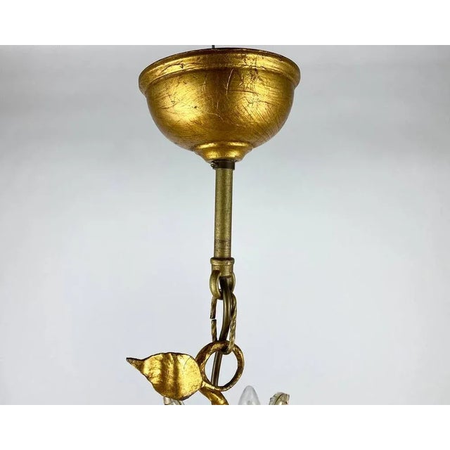 Italian 5-Arm Chandelier by Banci Firenze, 1970s For Sale - Image 10 of 11