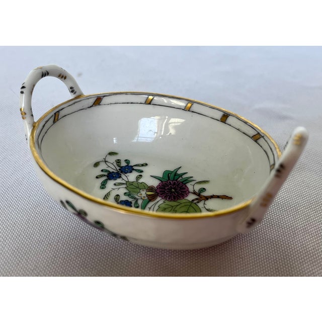 Late 20th Century Vintage Herend Hungary Windsor Garden Porcelain Miniature Vase and Trinket Dish Set For Sale - Image 5 of 18