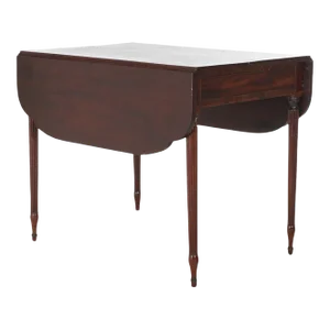 Antique Sheridan Pembroke Drop Leaf Mahogany Table Circa 1820