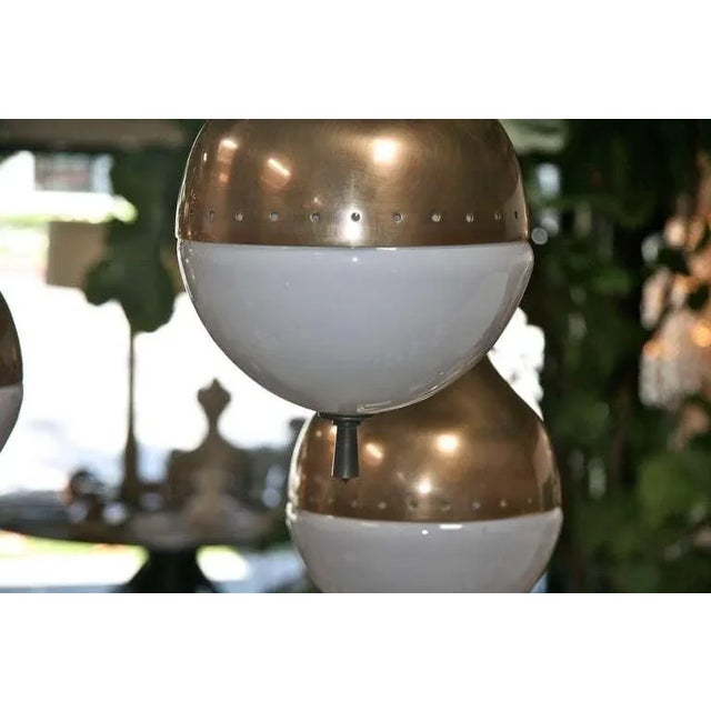 Italian Pendant Chandelier For Sale In Los Angeles - Image 6 of 10