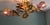 Large Brutalist Brass Chandelier with Floral Decoration, 1970s For Sale - Image 16 of 18
