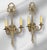 1900 Ribbon and Tassel Brass Sconces - a Pair For Sale In South Bend - Image 6 of 9
