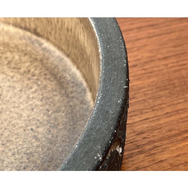Large Mid-Century Modern Danish Studio Pottery Bowl from Lovemose, 1960s For Sale - Image 12 of 18