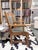 Mission Late 20th Century Pair of Stickley Mission Oak Leather Cottage Arm Chairs For Sale - Image 3 of 10