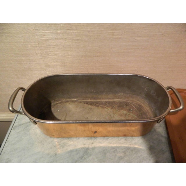 French Copper Fish Poacher With Handles and Lid, 19th Century Chairish