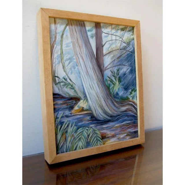 Contemporary "Rain Swell Creek" Contemporary Pacific Northwest Landscape Oil Painting For Sale - Image 3 of 3
