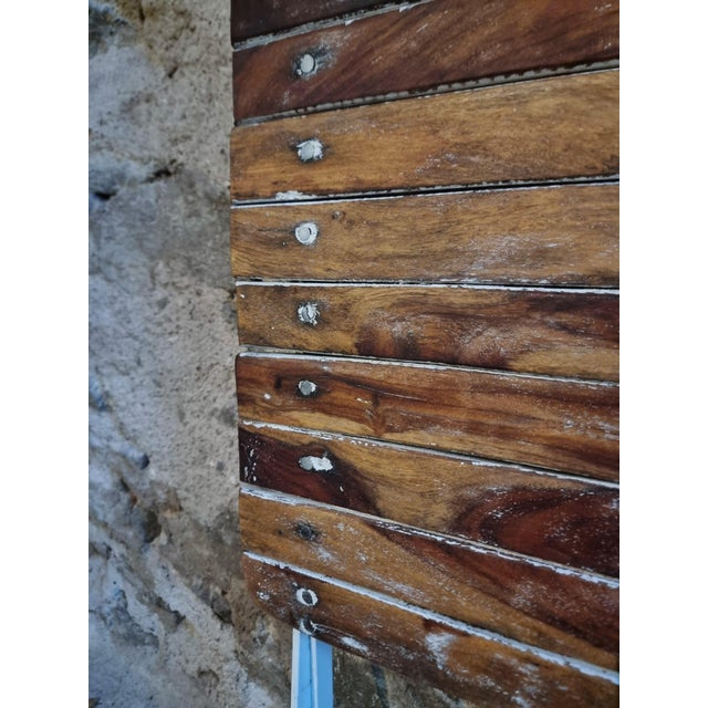 Mid-Century Modern Vintage Folding Bistro Table, 1950s For Sale - Image 3 of 16