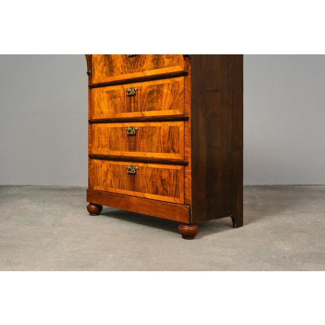 Tall Antique Gründerzeit Chest of Drawers, Late 19th Century For Sale - Image 16 of 18