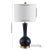 Not Yet Made - Made To Order Safavieh Gaetna Glass Table Lamp - Navy For Sale - Image 5 of 6