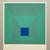 Josef Albers Vintage 1971 Limited Edition Hand Signed " P-Blue " Framed Mid Century Modernist Exhibition Silkscreen Print For Sale In Kansas City - Image 6 of 18