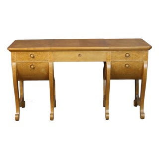 20th Century Dressing Table in Amboyna Burl For Sale