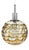 Globe Pendant Lamp by Doria Leuchten, Germany, 1960s For Sale