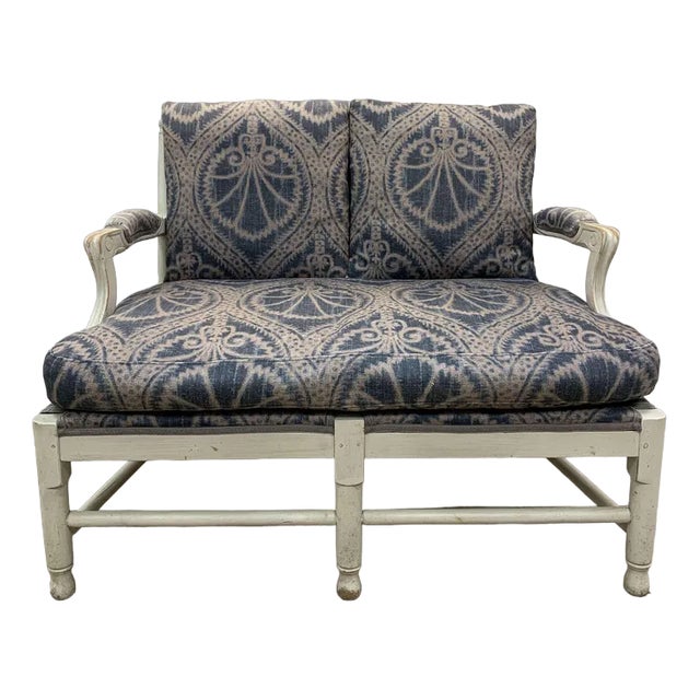 Mid 20th Century Gripsholm Painted Swedish Two Seat Sofa For Sale