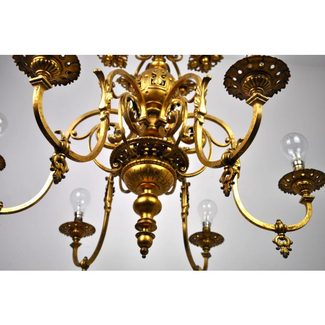Antique French Chandelier For Sale - Image 12 of 13