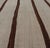 Turkish Vintage Kilim Rug Ivory Beige With Brown Stripes Wool Flatweave For Sale - Image 4 of 10