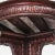 Antique Marble Top Carved Oak Round Table Made in Belgium For Sale In West Palm - Image 6 of 6