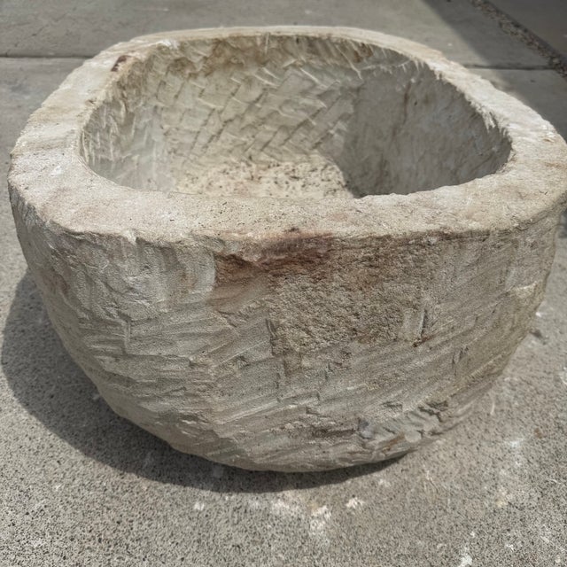 Stone Antique Limestone Trough 5926b For Sale - Image 7 of 8