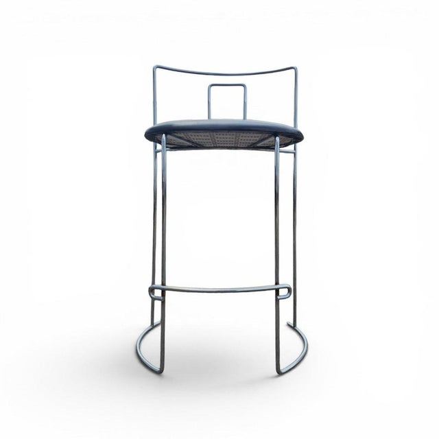 Black Leather Gaja Stools by Kazuhide Takahama for Simon Gavina, Set of 2 For Sale - Image 12 of 18