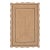 Navy Natural Jute Wave Scallop Rug 3x12 Ft. For Sale