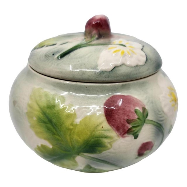 Slip Earthenware Box from Saint Clément For Sale - Image 9 of 9