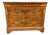 Early 19th Century French Provincial Charles X Burled Walnut Commode. For Sale