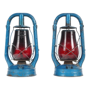 Vintage Dietz Monarch Hot Blast Kerosene Lanterns - a Pair
