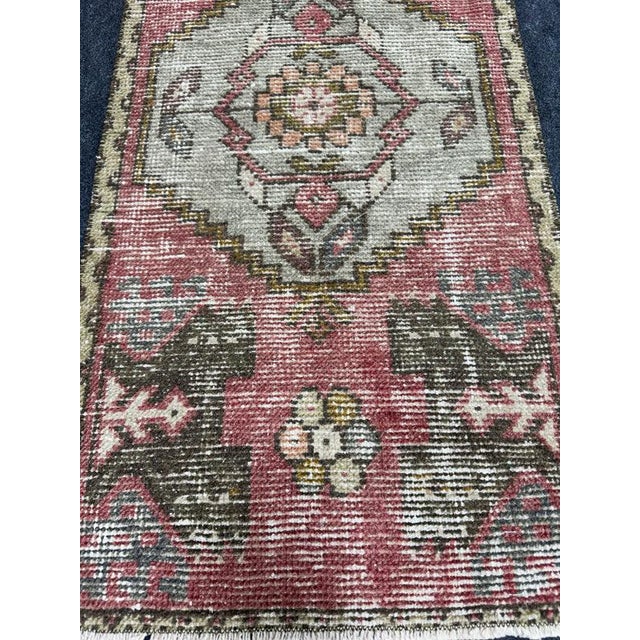 Contemporary Turkish Yastik Rug 1'7" x 3'3" For Sale - Image 3 of 5