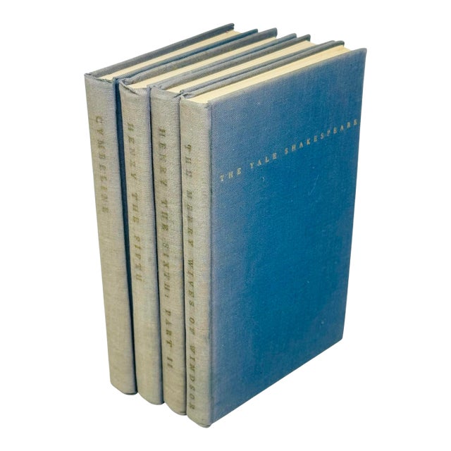 Early 20th Century The Yale Shakespeare: 4-Volume Collection — Cymbeline; Henry V; Henry Vi, Pt. Ii; Merry Wives For Sale