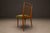 Rare Set of Six Dining Chairs by Joaquim Tenreiro in Caviúna Wood & Olive Green Mohair, Brazil, 1950s For Sale - Image 11 of 16
